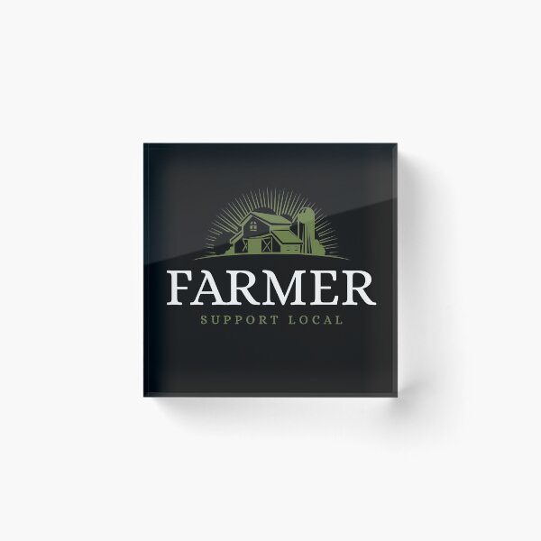 Item preview, Farmer Support Local Farm House designed and sold by jacks-tees.