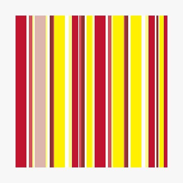 Item preview, Preppy 1980s Red Yellow Pink Stripes designed and sold by IamTrending.