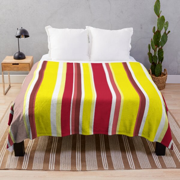 Item preview, Preppy 1980s Red Yellow Pink Stripes designed and sold by IamTrending.