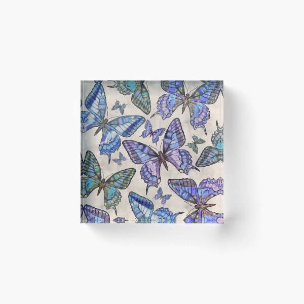 Item preview, Watercolor Butterflies - gentle pastels designed and sold by k9printart.