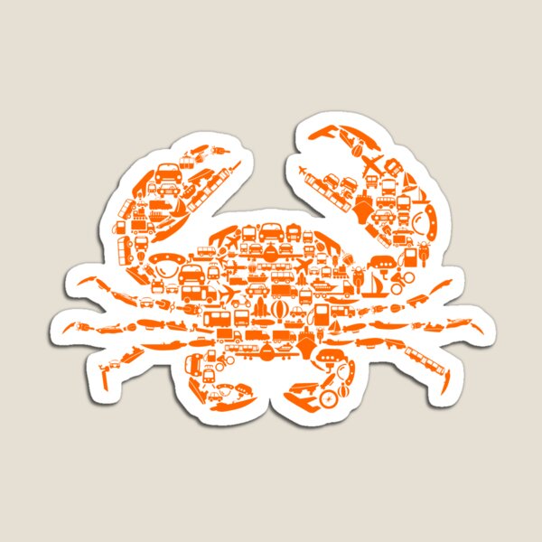 Item preview, Crab Pattern designed and sold by VibrantGifts.