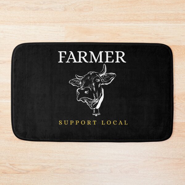 Item preview, Farmer Support Local Cow Bell designed and sold by jacks-tees.