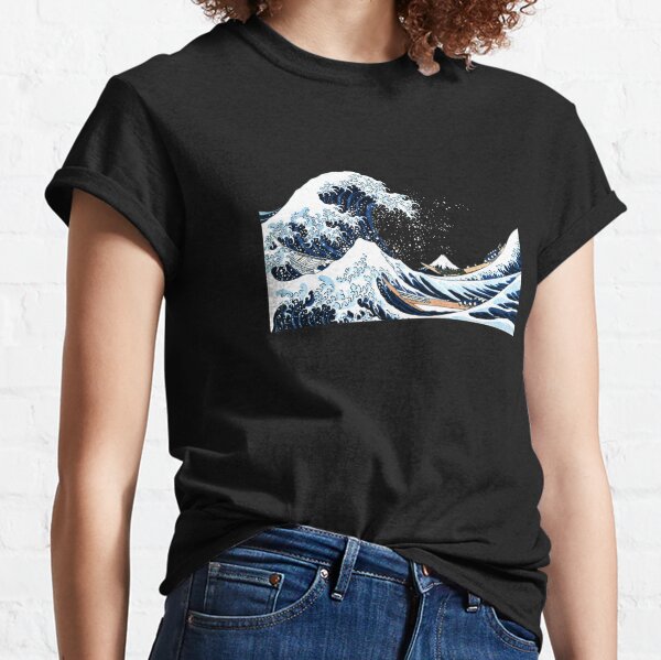  Japanese Tuna Fish Great Wave T-Shirt : Clothing, Shoes &  Jewelry