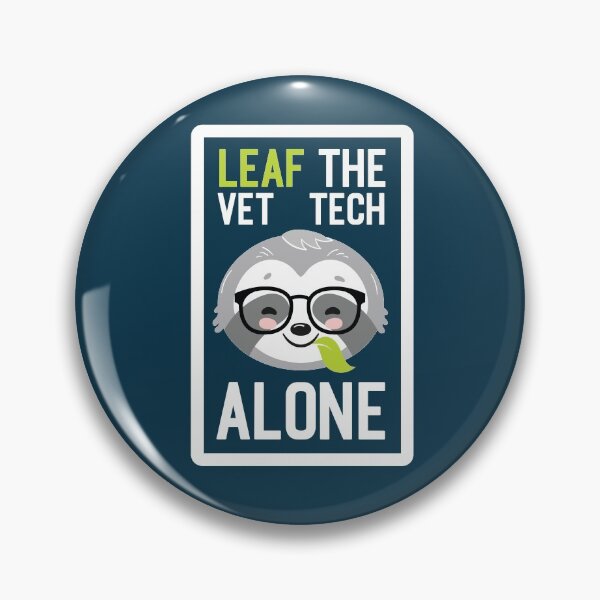 Item preview, Funny Vet Tech Pun - Leaf me Alone - Gifts for Vet Techs designed and sold by betternotes.