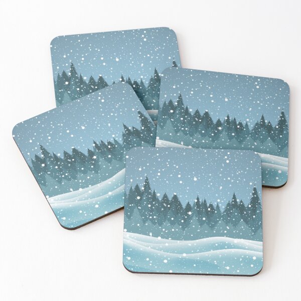 Item preview, Realistic Snowfall Landscape designed and sold by Vector Scout Lab.