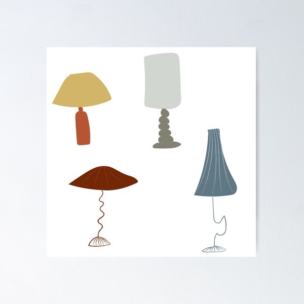 Item preview, Aesthetic earth tone lamps designed and sold by Khruvenaroh.