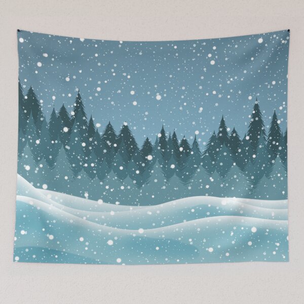 Item preview, Realistic Snowfall Landscape designed and sold by Vector Scout Lab.