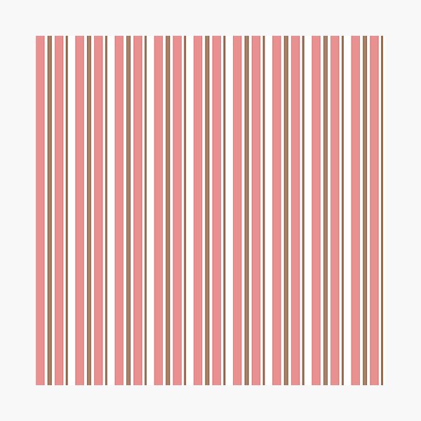 Item preview, Preppy Rose Pink White Stripes designed and sold by IamTrending.