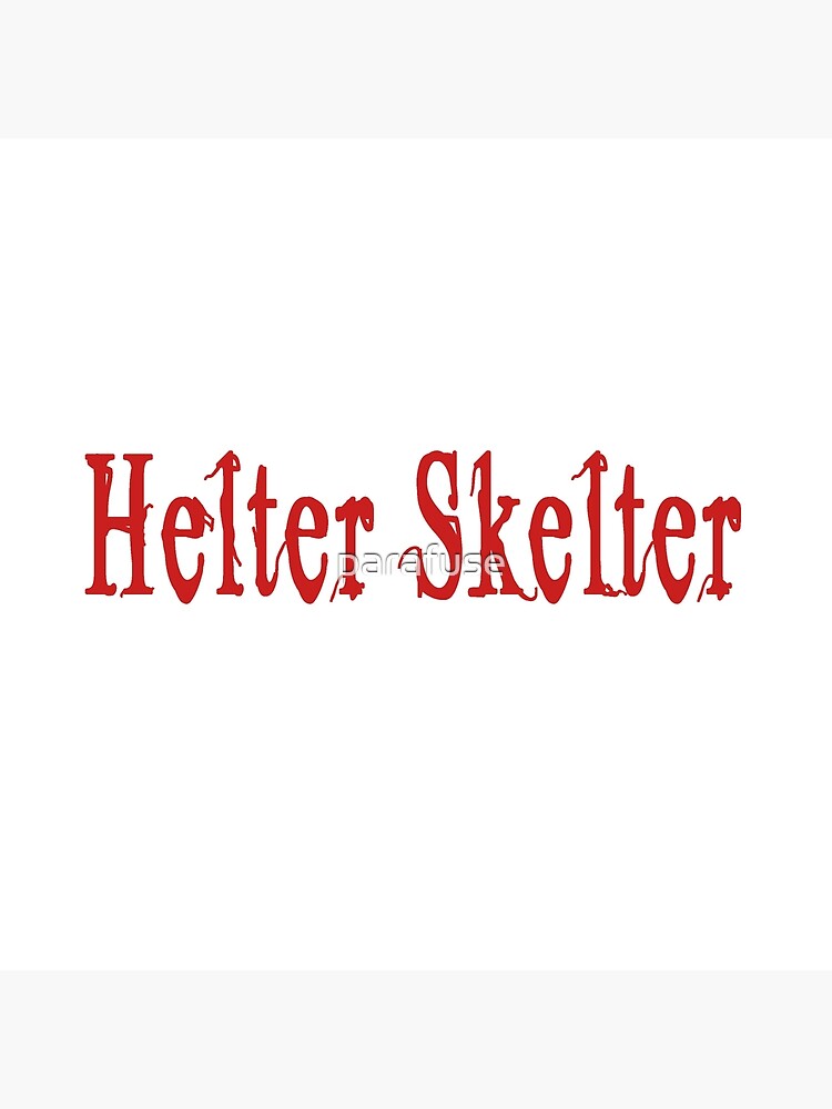 "Helter Skelter Charles Manson Original Design" Metallbild von parafuse