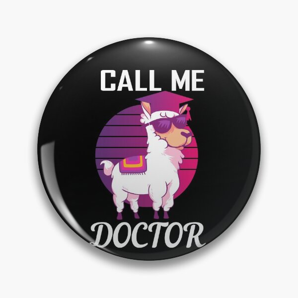Item preview, Call Me Doctor - Llama Alpaca Doctorate designed and sold by Ibu83.