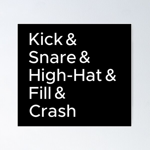 Item preview, Kick & Snare & High-Hat & Fill & Crash Drums  designed and sold by WibbleDesign.