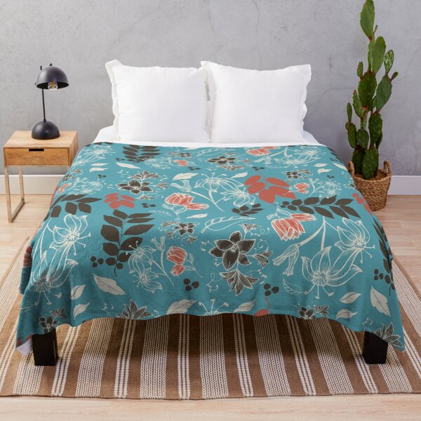 Item preview, spring floral blue designed and sold by susycosta.