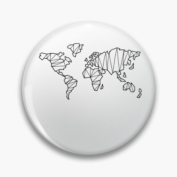 Item preview, EARTH MAP | Vacation | Line drawings | Travel | Passion | vintage designed and sold by yourtravelguide.