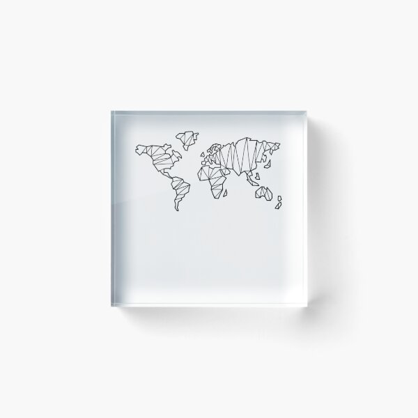 Item preview, EARTH MAP | Vacation | Line drawings | Travel | Passion | vintage designed and sold by yourtravelguide.