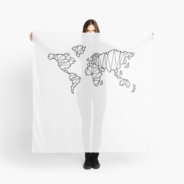 Item preview, EARTH MAP | Vacation | Line drawings | Travel | Passion | vintage designed and sold by yourtravelguide.