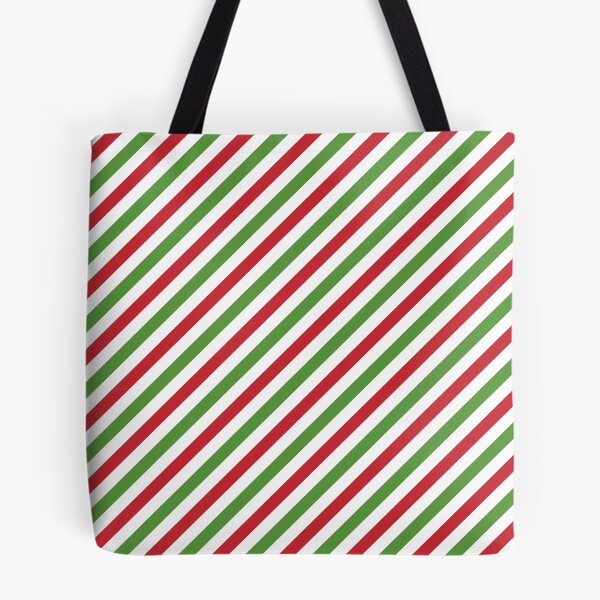 Item preview, 1980s Christmas Red Green Candy Stripes designed and sold by IamTrending.