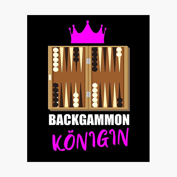 Item preview, Backgammon Queen - Board Game Dice designed and sold by Ibu83.