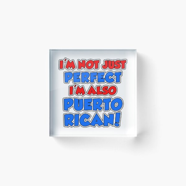 Item preview, Not Just Perfect Puerto Rican designed and sold by jaycartoonist.
