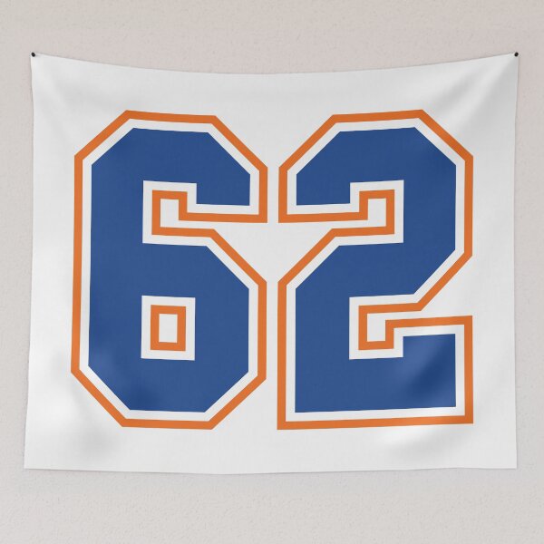 Item preview, Sixty-Two Jersey Number Sports 62 designed and sold by HelloFromAja.