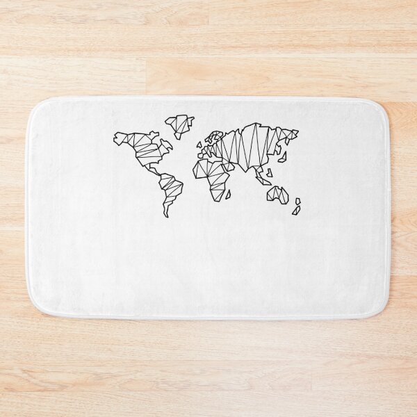 Item preview, EARTH MAP | Vacation | Line drawings | Travel | Passion | vintage designed and sold by yourtravelguide.