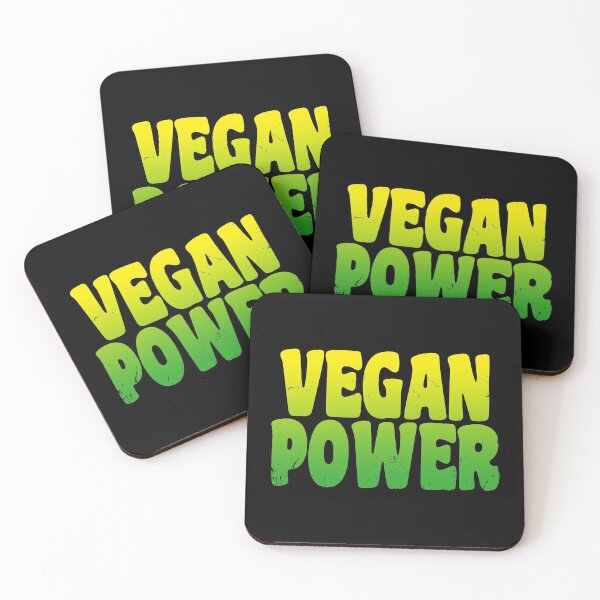 Item preview, Vegan Power (Inspirational Quote • Green • Vintage Retro Distressed Grunge Look) designed and sold by SassyClassyMe.