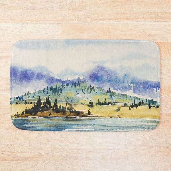 Item preview, Beautiful Watercolor Landscape designed and sold by Vector Scout Lab.
