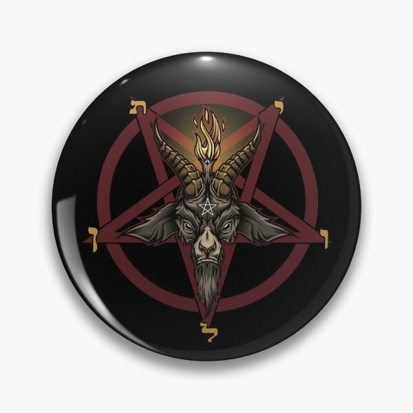Item preview, Sigil Baphomet Pentagram Occult Satanic Goat Head Lucifer, Sigil Baphomet Pentagram Occult Satanic Goat Head Devil 666 designed and sold by enjoytheshirt.