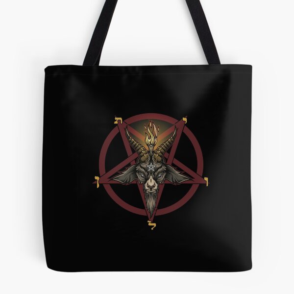 Item preview, Sigil Baphomet Pentagram Occult Satanic Goat Head Lucifer, Sigil Baphomet Pentagram Occult Satanic Goat Head Devil 666 designed and sold by enjoytheshirt.