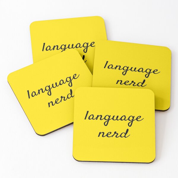 Item preview, Language nerds and language lovers designed and sold by plumpjose.