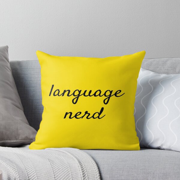 Item preview, Language nerds and language lovers designed and sold by plumpjose.