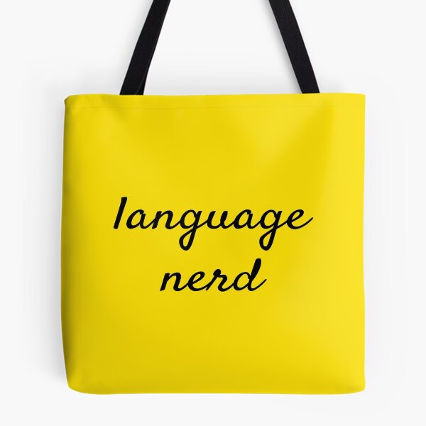 Item preview, Language nerds and language lovers designed and sold by plumpjose.