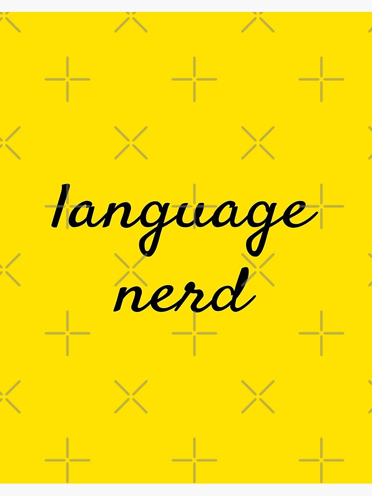 Language nerds and language lovers