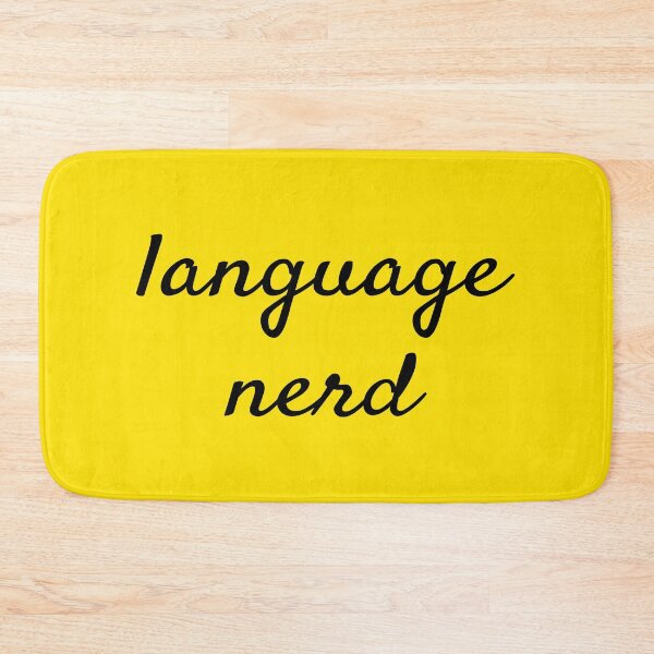 Item preview, Language nerds and language lovers designed and sold by plumpjose.