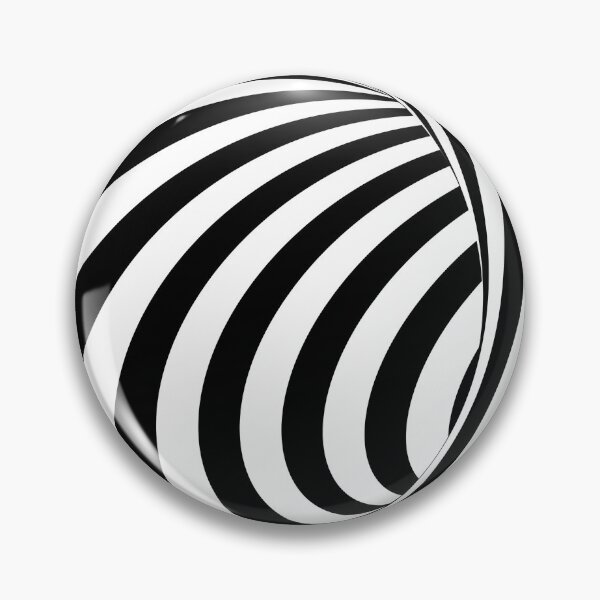 Artikelvorschau, 1980er Retro-Schwarz-Weiß-Vintage-Spiral-optische Täuschung entworfen und verkauft von IamTrending.