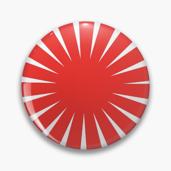 Item preview, 1980s Retro Japanese Red and White Vintage Sun Rays designed and sold by IamTrending.