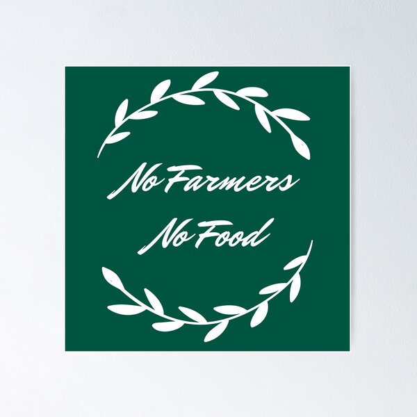 Item preview, No Farmers No Food designed and sold by Lolas-Creations.