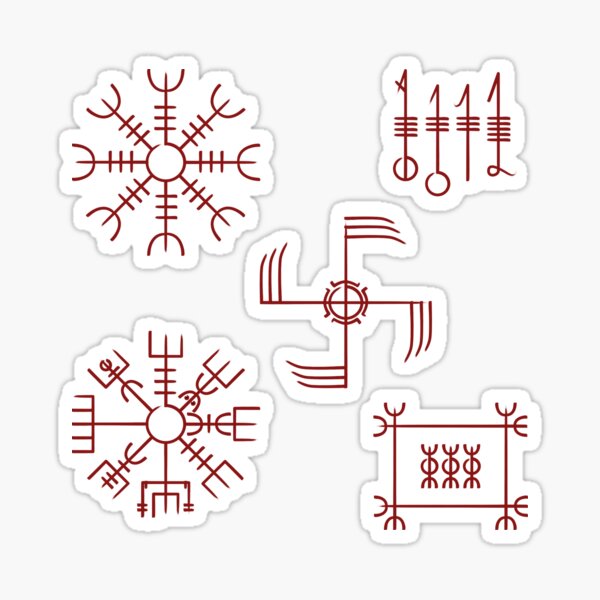 Icelandic Staves Sticker Pack Sticker