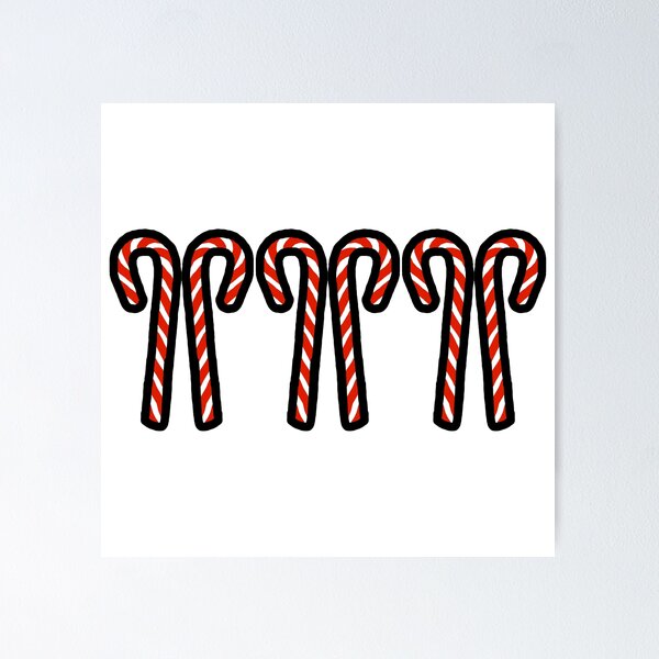 Item preview, Two Candy Canes Trio for Christmas designed and sold by ellenhenry.