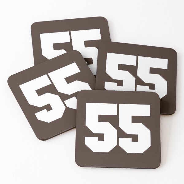 Item preview, 55 Number Cleveland Sports Fifty-Five Brown Jersey designed and sold by HelloFromAja.