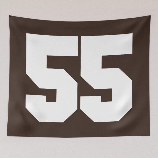 Item preview, 55 Number Cleveland Sports Fifty-Five Brown Jersey designed and sold by HelloFromAja.