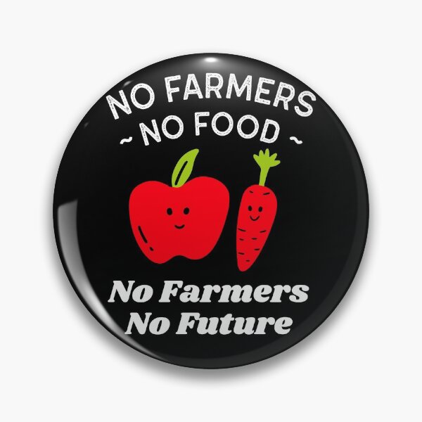 Item preview, No Farmers No Food - Cute Funny apple and Carrot designed and sold by ChaseCoClothing.