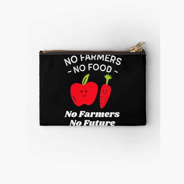 Item preview, No Farmers No Food - Cute Funny apple and Carrot designed and sold by ChaseCoClothing.