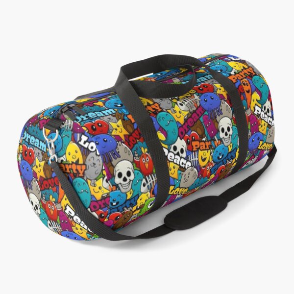 halloween cartoon patern Duffle Bag