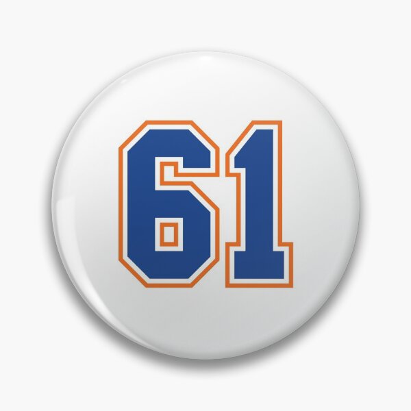 Item preview, Sixty-One Jersey Number Sports 61 designed and sold by HelloFromAja.