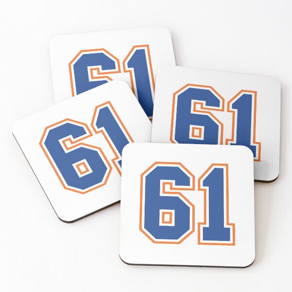 Item preview, Sixty-One Jersey Number Sports 61 designed and sold by HelloFromAja.