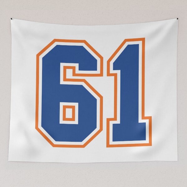 Item preview, Sixty-One Jersey Number Sports 61 designed and sold by HelloFromAja.