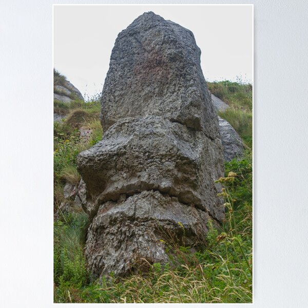 Item preview, Rock shaped into a face designed and sold by Jenny Burrows.