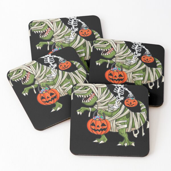 Item preview, Skeleton Riding Mummy T Rex Halloween Boys Girls designed and sold by Jacinto-Duke-32.