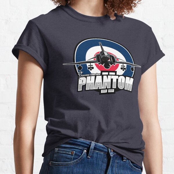 Phantom F-4 hombre Tee personalizar escuadrón en la espalda manga corta o larga