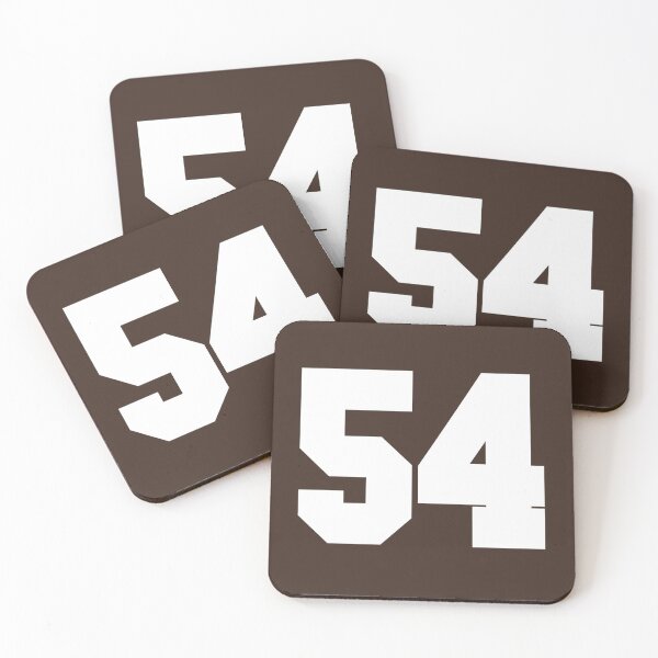 Item preview, 54 Number Cleveland Sports Fifty-Four Brown Jersey designed and sold by HelloFromAja.